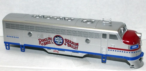 (image for) Body Shell - Ringling Bros. Silver (HO F7-A)